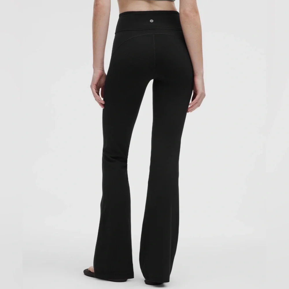Lululemon Groove Nulu High-Rise Pant in Black - Picture 3 of 6